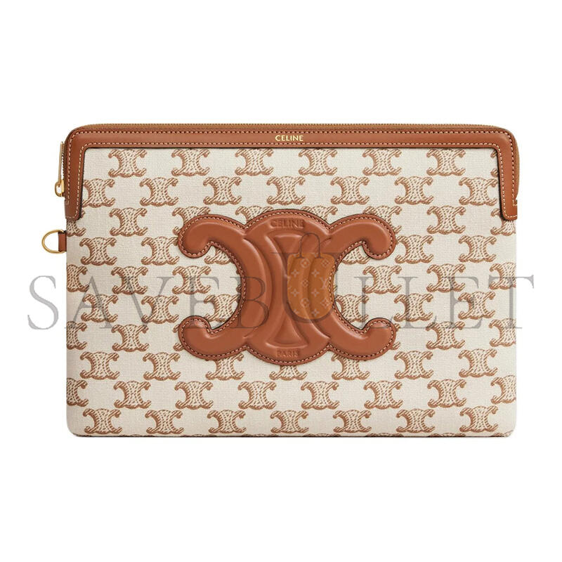 Ce1i*e small pouch with strap cuir triomphe 10j502fcu.01bc (25*17.5*1cm)
